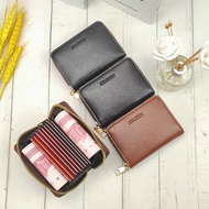 Trendy Organ Card Slot Bag Multi-Card Slot Card Page Ladies Card Men's Card Holder Zipper Card Holde