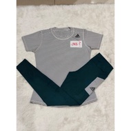 Long gym sportswear - long suit - gym clothes set