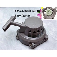 Manual Puller Easy Double Spring  Recoil Starter For 2T GD630 63cc 1E48F  80CC 1E53F Brush Cutter Ea