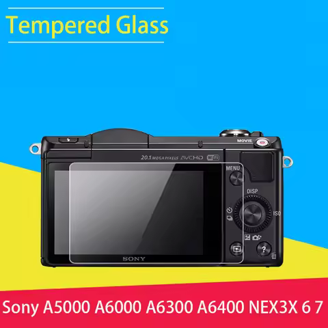 Camera Screen Protector Tempered Glass LCD Film For Sony A6600 A6500 A6400 A6300 A6000 A5100 A5000 N
