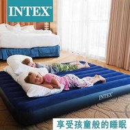 INTEX Inflatable Mattress Household Double Inflatable Bed Thickened Outdoor Portable Lunch Break Fol