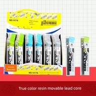 warna pensil colour pencil Pensil automatik dengan teras pensel warna tulen, teras pensel mekanikal 