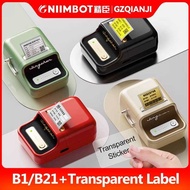 Niimbot B21 B1 Thermal Printer Adhesive Pocket Bluetooth less Label Maker for Business Pr-Tag Transp