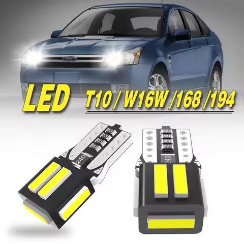 2x T10 W5W 2821 Canbus LED Bulbs For Car Parking Position Interior Light For Vw Golf 4 6 5 Audi A3 8