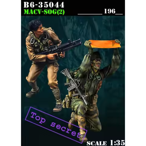 1/35 Model Resin Product GK - Vietnam War - Top Secret - Unassembled and Unpainted DIY Kit - 1035R