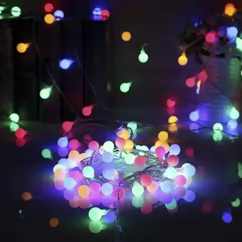 Waterproof Fairy Lights Garland LED Ball String 3M/6M/10M/22M for Christmas Tree Indoor Wedding Home