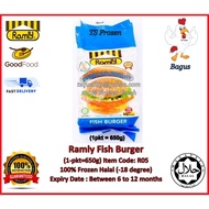 Ramly Fish Burger (1pkt=650g) 100% Halal Fresh Frozen (-18 degree) R05