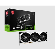 MSI GeForce RTX 4070 Ti VENTUS 3X OC 12GB GDDR6X 21Gbps 192bit PCIe 4.0 DX12 NVIDIA DLSS 3 Triple Fa