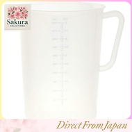 MT Torizimatsu AS ONE MTI Polypropylene Measuring Cup 5.0L Durable because it is made of polypropyle