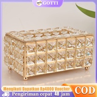Crystal tissue box Tissue box gold tissue box Elegant Glass Tissue box Crystal tissue organizer tiss
