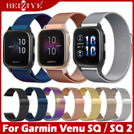 For Garmin Venu Sq Sq 2 Strap Bracelet Stainless Steel MAGNETIC Milanese Band For Garmin Forerunner 