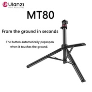 Ulanzi Original MT80 Tripod Aluminum Alloy Stand Load Capacity Quick Release Plate Foldable for