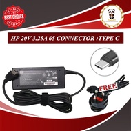 HP Type c ELITEBOOK X360 1030 G2 G3 Pavilion 10-n1xx x2 10-n0x 65W ADAPTER 20V 3.25A TYPE-C CHARGER