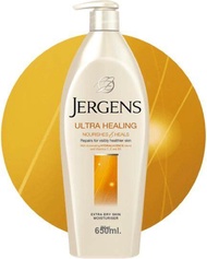 JERGENS Ultra Healing Body Lotion 621ml. เจอร์เกนส์ อัลตร้า ฮีลลิ่ง เอ็กซ์ตร้า ดรายสกิน โลชั่น (ขวดป