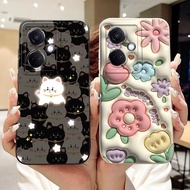 OnePlus Nord CE3 Case CPH2569 Aesthetic Cute Cat Fashion Funny Painted Silicone Shockproof Phone Cas