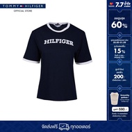 Tommy Hilfiger เสื้อยืด ผู้หญิง รุ่น XW0XW03773 DW5 - สีน้ำเงิน