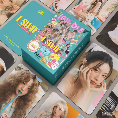 55pcs/set KPOP (G)I-DLE New Album I SWAY High Quality HD LOMO Card Girl Collection Gift Photo Card G
