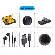 Wireless Clip on Mic Microphone Dual Mikrofon Wireless Mikrofon hp Lavalier Microphone wireless Plug