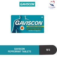 Gaviscon Original Peppermint Tablet 16's