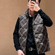 💎Han's house精品服飾💎Burberry 格紋 戰馬 羽絨 背心 雙面穿 現貨 M 原價55000