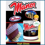 ➠ ⛅ ◞ Clearance Sale Manor Hi-Gloss Black Quick Drying Enamel 1 Liter Sphero QDE Dry Alkyd Wood or