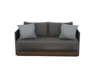 LIGHTWEIGHT ALUMINIUM FRAME SABAH SOFA 2 SEATER