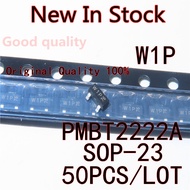 【Limited Time Only】 50 pcs/lot pmbt2222a silk screen W1P SOT-23 40V/600mA SMD transistor New in qual