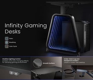 Brateck Infinity Gaming Desk with Regular Mirrors    電競枱(GD-GMD12)