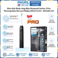 Bàn chải đánh răng điện Diamond Series 3 Pro thương hiệu Hà Lan cao cấp Philips HX5272/03 và HX5282/