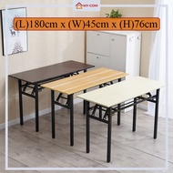 Meja Jamuan/Banquet Table(180cmx45cm)/my-com/Foldable Table/Meja Pejabat/Office Furniture/Meja Lipat