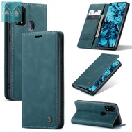For Samsung Galaxy M31 Retro Wallet Case Luxury Credit Card Stand Magnetic Leather Flip Cover Casing