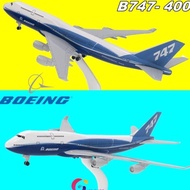 Diecast Miniature Aircraft B747-400 With Landing Gear
