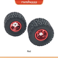 RCGOFOLLOW 2pieces Aluminum Alloy Durable Wheel Rims Tyre For 1/16 Rc Wheel Rims Tyre WPL C14 RC Car Part RC Car Accessories