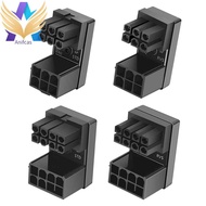 ATX 8Pin 6Pin Female to 8Pin 6Pin Male 180 Degree Angle Adapter for Desktops GPU