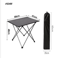 OD โต๊ะพับ แคมป์ปิ้ง โต๊ะพกพา โต๊ะน้ำหนักเบา รุ่น 523 524 525 524M-black One