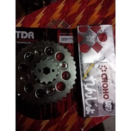 Gear Set TDR Supra X125 | Kharisma | Revo Abs | Blade