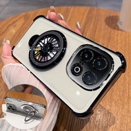 iQOO 13 5G iQOO13 iqoo13 Plating Transparent Soft Silicone Case Shockproof Bumper Edge Airbag Anti D