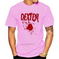 Retro Printed T-Shirt Dexter Blood Spatter Tv Series For Men S-5XL