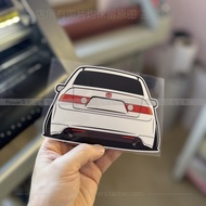 Suitable for Honda Seventh Generation Accord Accord Euro R CL7 Rear Window Small Car Model Decoratio