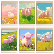 [PC] Cute lamb 5d Diamond Painting Full Diamond Living Room PasteDiamond Cross Stitch Bedroom Dining