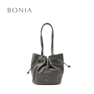Bonia Black Terra Soft Shoulder Bag