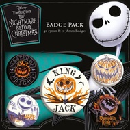 【Disney】聖誕夜驚魂主題徽章組