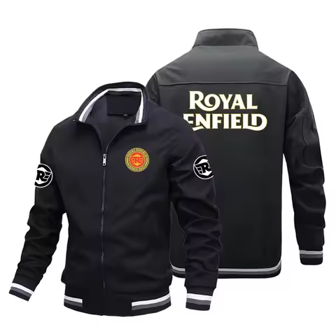 2026 New Retro style Royal Enfield Motorcycle Jacket Racing Jacket Windbreaker Outdoor Sports Bicycl