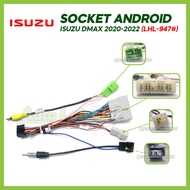 Car Stereo Power Harness Socket for Android Player - Isuzu Dmax 2020-2025 1.9L & 3.0L