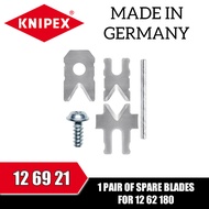 Knipex 12 69 21 1 pair of spare blades for 12 62 180
