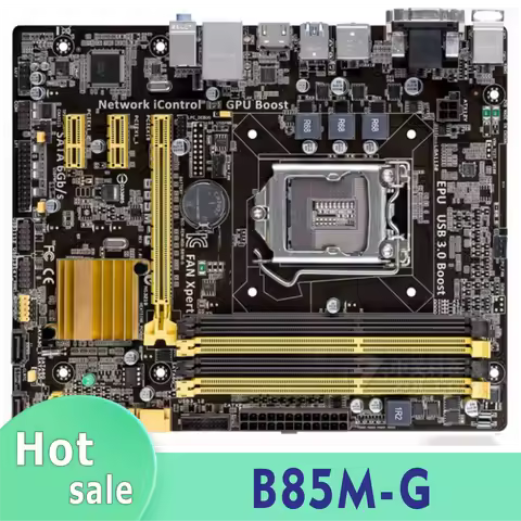 B85M-G M-ATX LGA 1150 system board DDR3 suitable for 32GB desktop motherboard USB 3 SATA3 100% testi