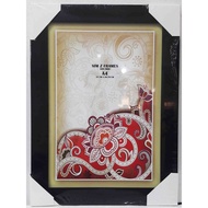A4-photo frame quality wood frame-kayu berkualiti(brown)