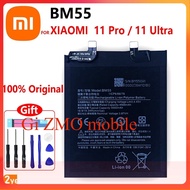 แบตเตอรี่ แท้ Xiao Mi BM55สำหรับ Xiaomi 11 Pro/ Xiaomi 11 Ultra BM4X สำหรับ Xiamo 11 Xiaomi11 Mi11+