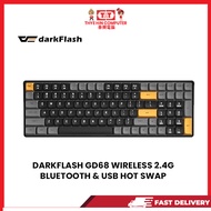 DARKFLASH GD68 WIRELESS 2.4G BLUETOOTH & USB HOT SWAP MECHANICAL KEYBOARD