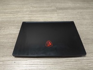 msi gf63 15.6吋  i7-8750h 16g ram 128ssd+1000gb hd .nvidia gtx1050ti